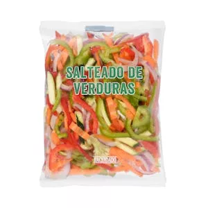 Salteado de verduras para microondas