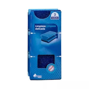 Precio Estropajo salvauñas limpieza delicada Bosque Verde Mercadona