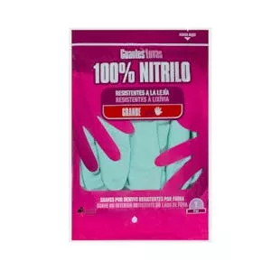 Precio Guantes 100% nitrilo Bosque Verde talla grande Mercadona