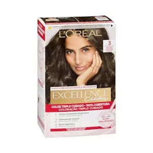 Coloración permanente L'Oréal 3 castaño oscuro