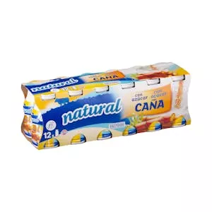 Yogur líquido natural Hacendado con azúcar de caña