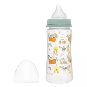 Biberón 360 ml tetina silicona tres posiciones Deliplus +1 mes