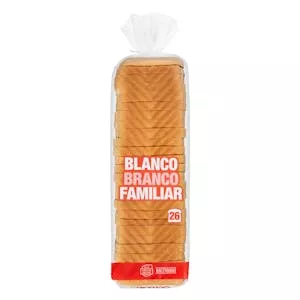 Pan de molde blanco familiar Hacendado