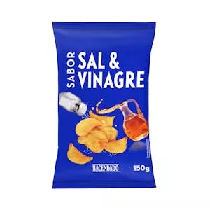 ¿Cuánto vale Patatas fritas sabor sal y vinagre Hacendado Mercadona