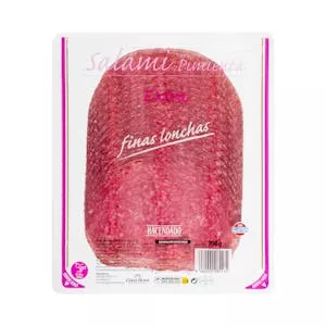 Salami extra pimienta Hacendado finas lonchas