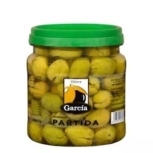 Aceitunas verdes partidas Olives Garcia