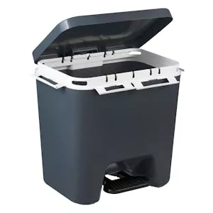 Histórico Precio Cubo de basura reciclaje 50L o 30L + 10L + 10L Bosque Verde 44.5 x 44.5 x 37 cm