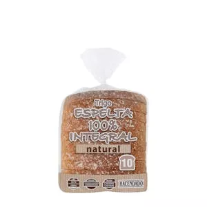 Pan de molde espelta 100% integral Hacendado