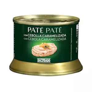 ¿Cuánto vale Paté de cerdo Hacendado con cebolla caramelizada Mercadona