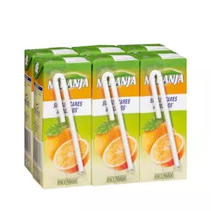 Bebida de naranja Hacendado sin azúcares añadidos