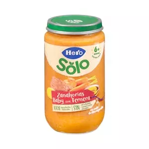 ¿Cuánto vale Papilla zanahorias baby con ternera Hero Solo +6 meses Mercadona