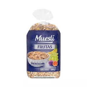 Muesli Hacendado con frutas